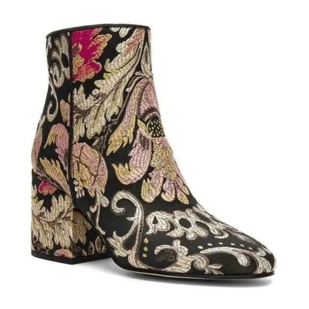 Sam Edelman | Taye Metallic Jacquard Boot 6 1/2